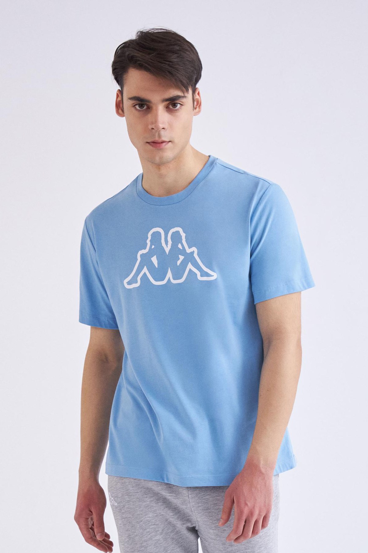 Kappa Logo Cromen Erkek Tişört 331F1NW Mavi