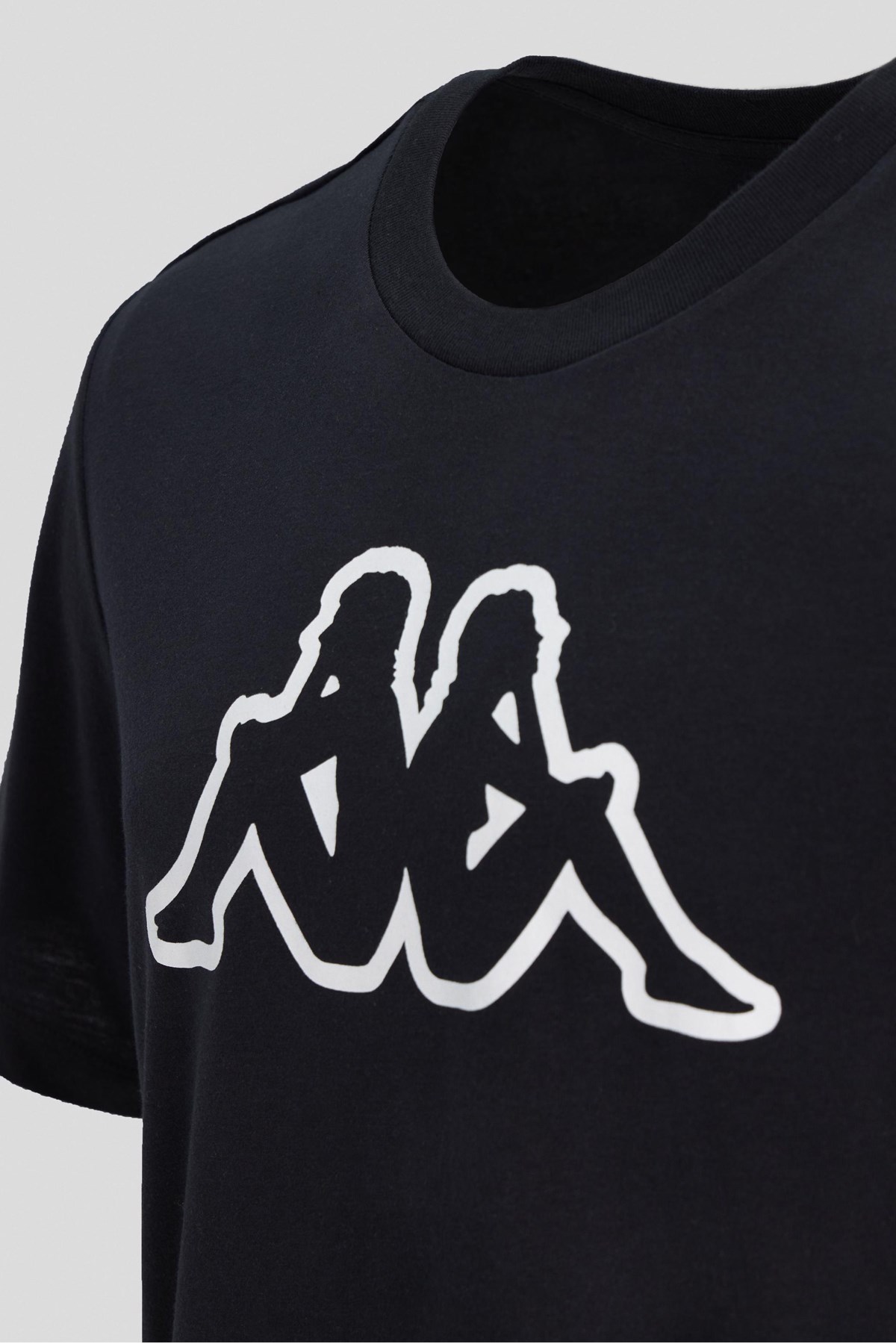 Kappa Logo Cromen Erkek Tişört 331F1NW Siyah