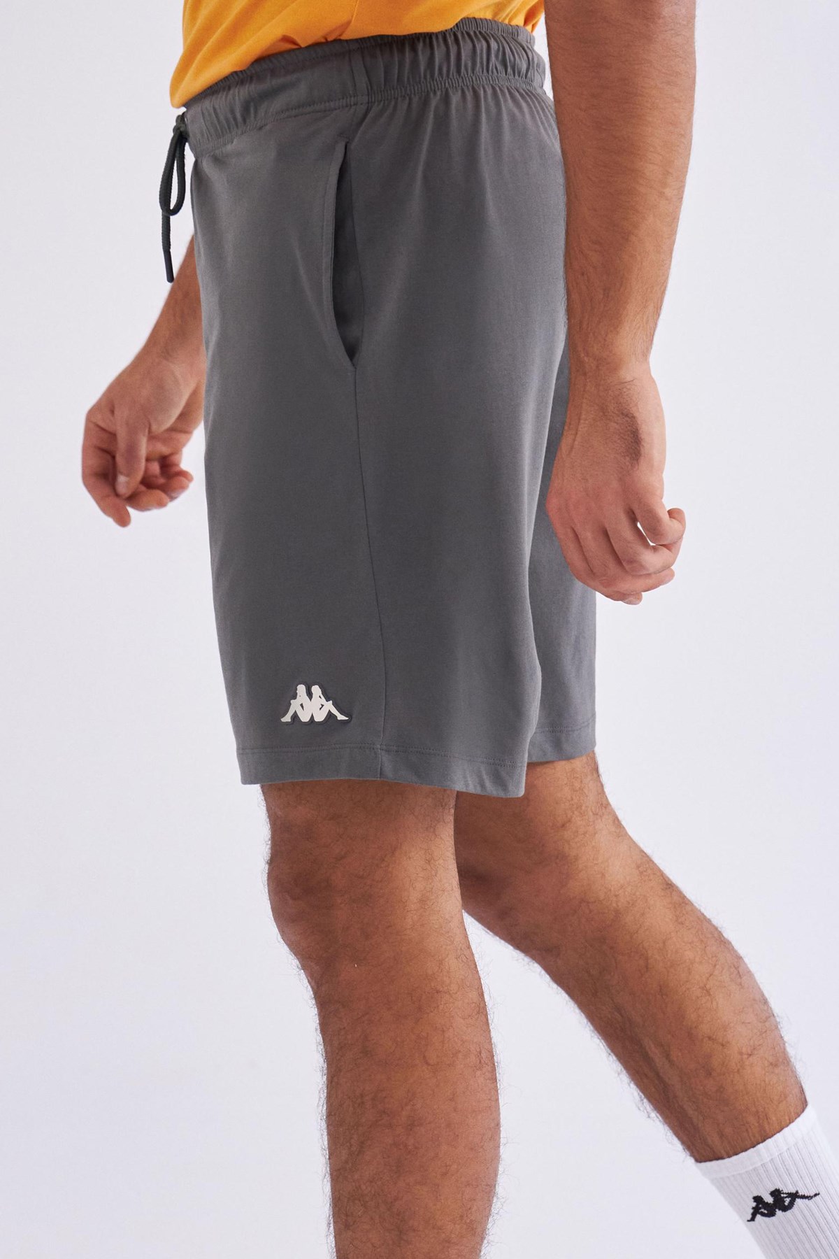 Kappa Authentic Jersey Erkek Şort Gri