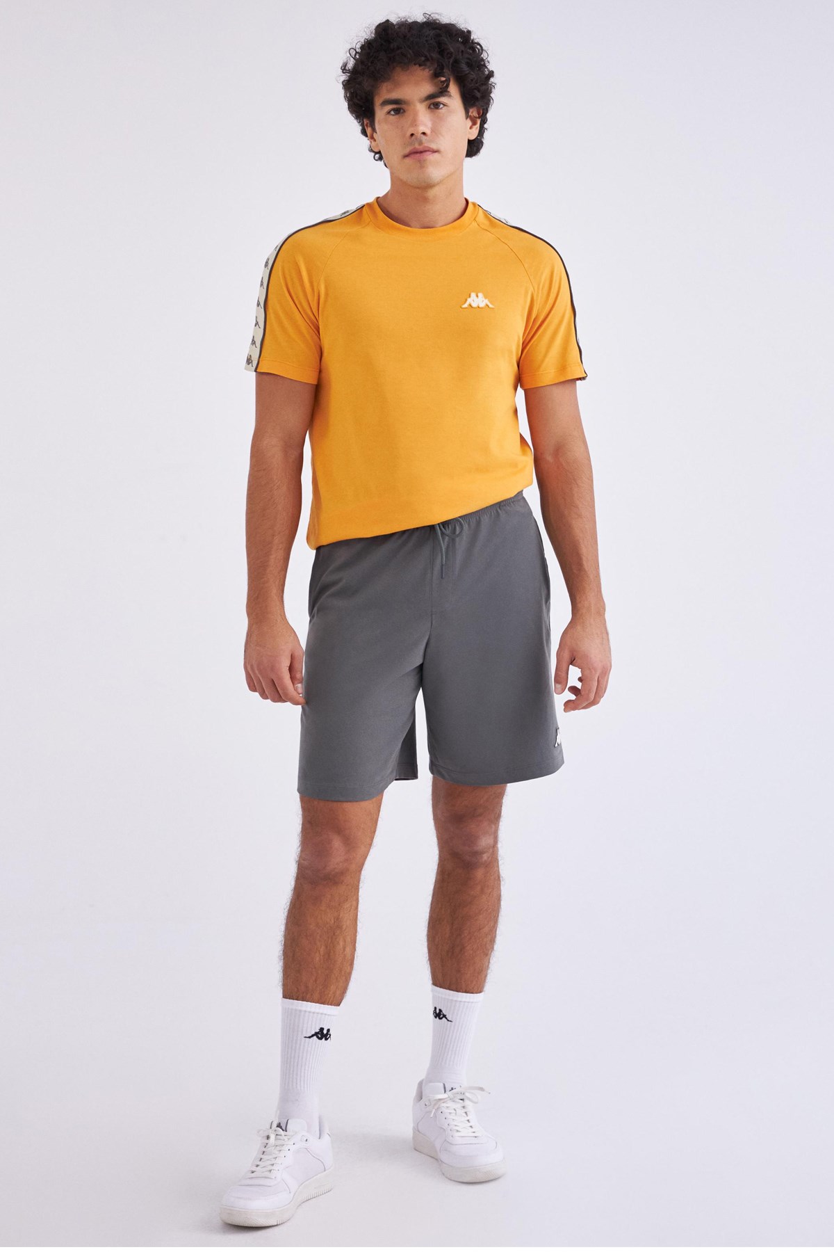 Kappa Authentic Jersey Erkek Şort Gri