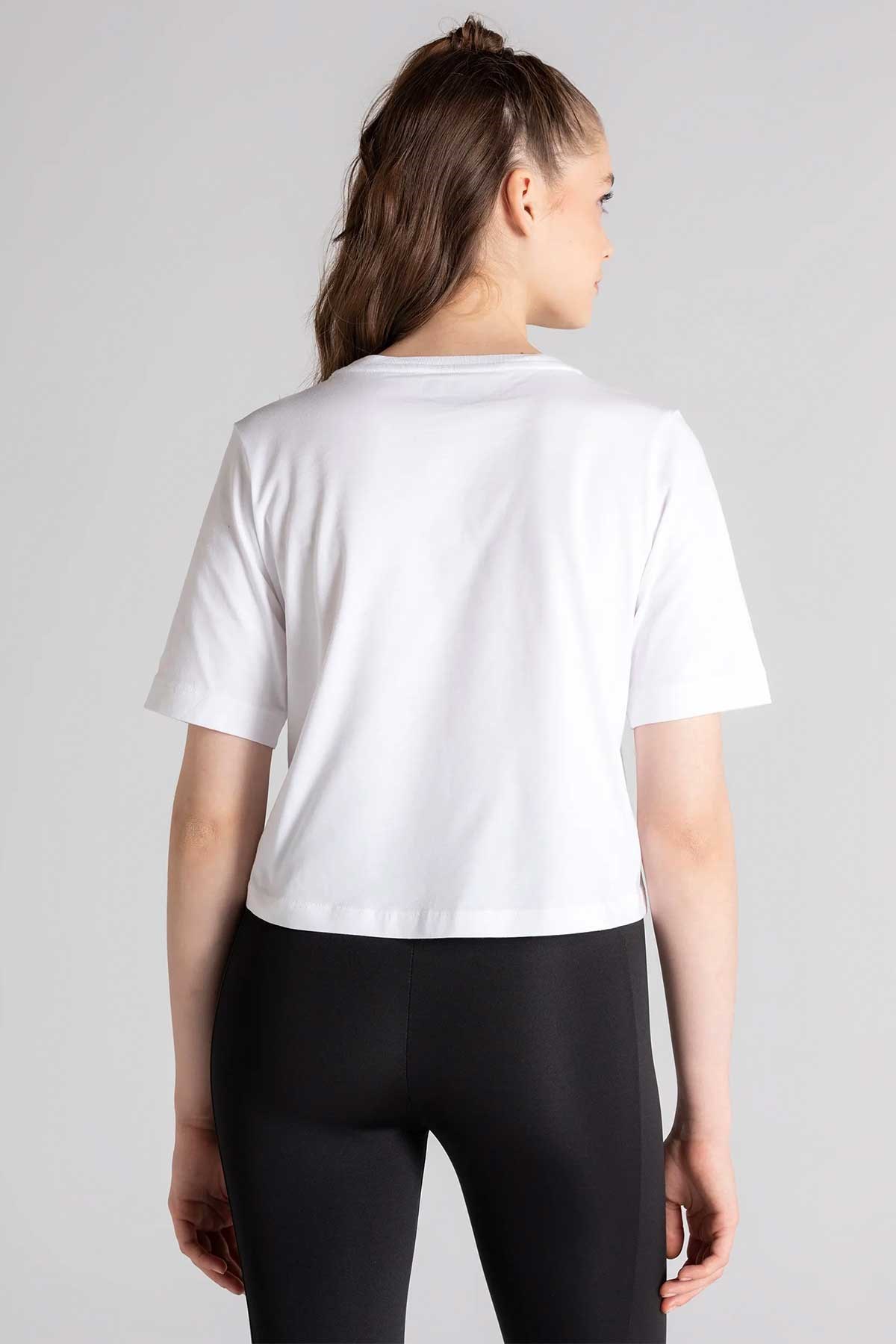 Kappa Logo Teoin Kadın Tişört 331L23W Beyaz