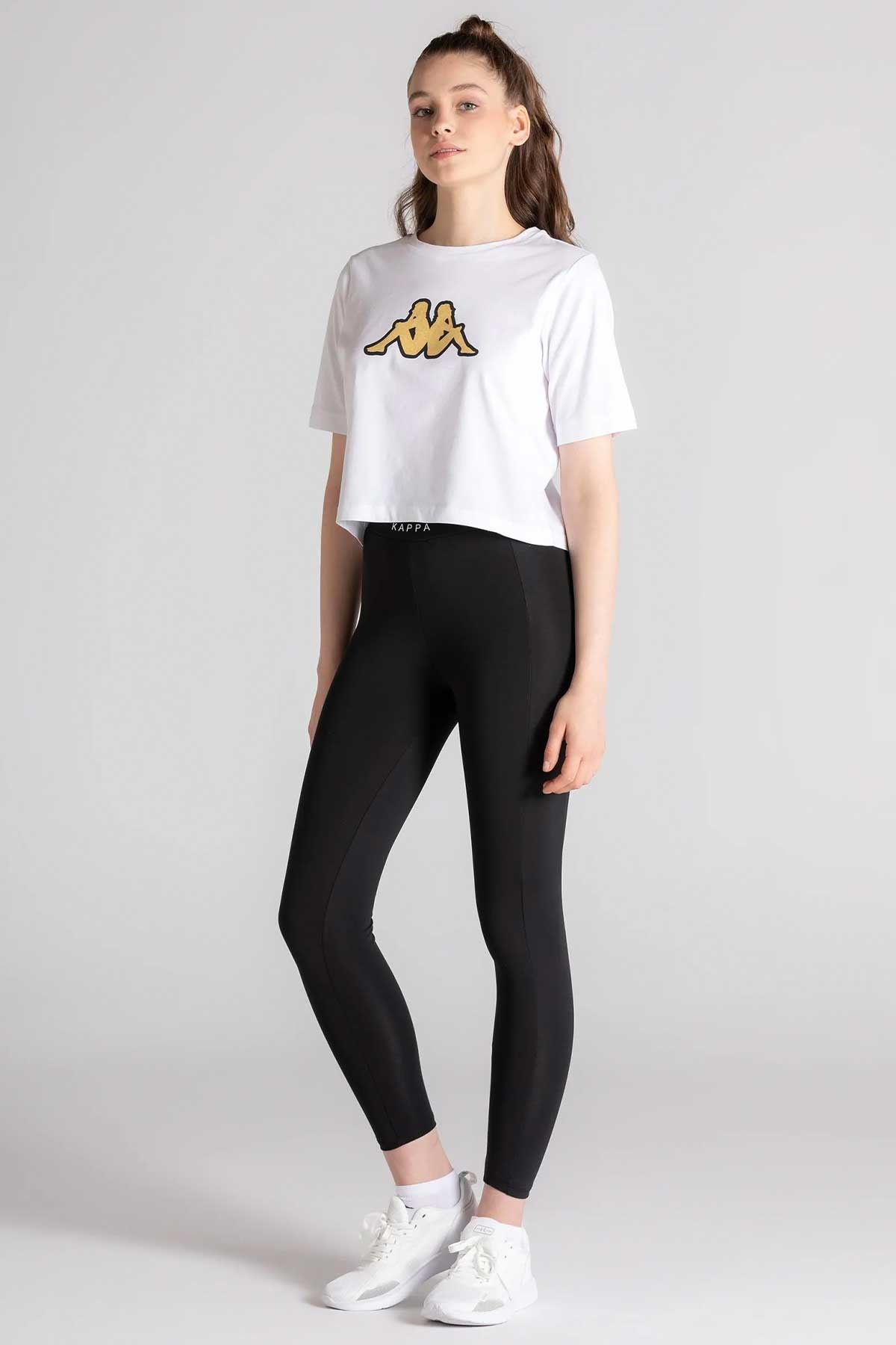 Kappa Logo Teoin Kadın Tişört 331L23W Beyaz