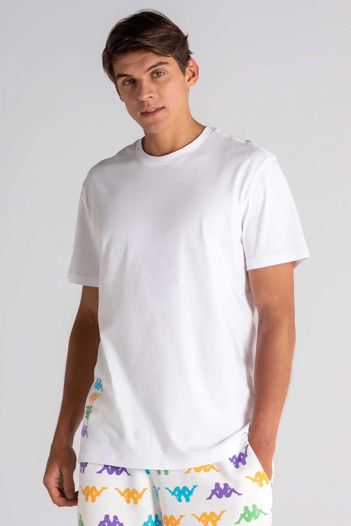 Kappa Authentic Winay Erkek Tişört 331M1LW Beyaz