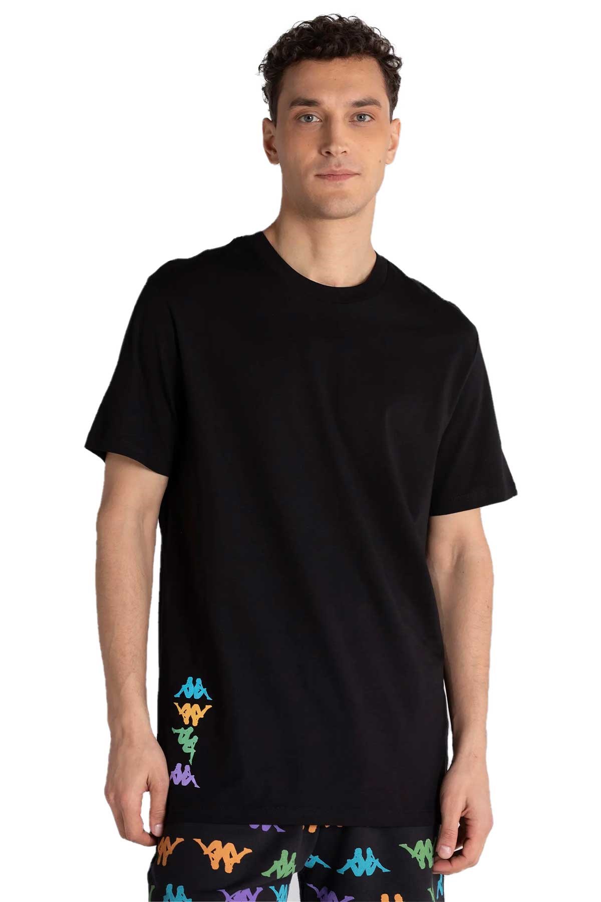 Kappa Authentic Winay Erkek Tişört 331M1LW Siyah