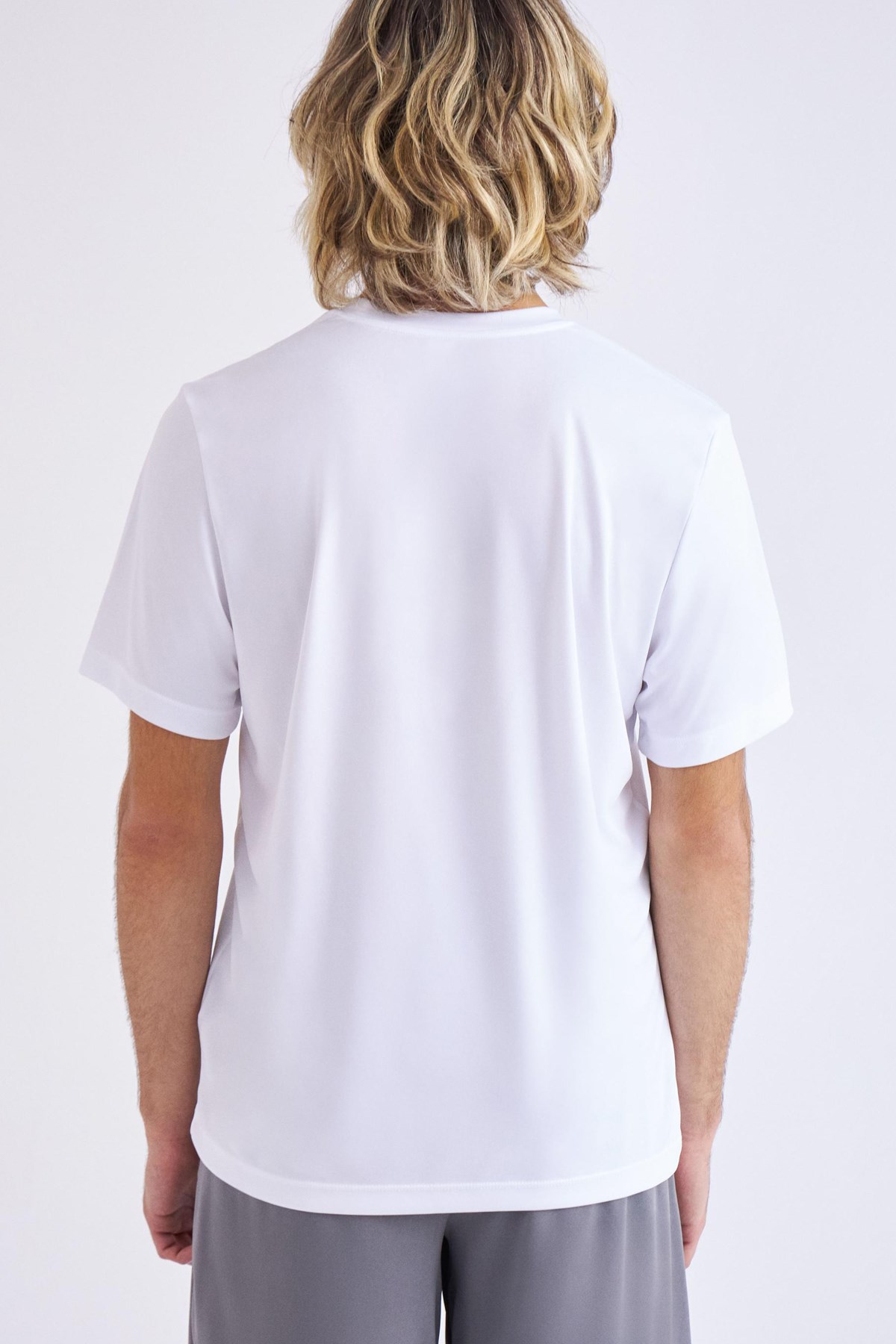 Kappa Kombat Crew Neck Erkek Tişört Beyaz