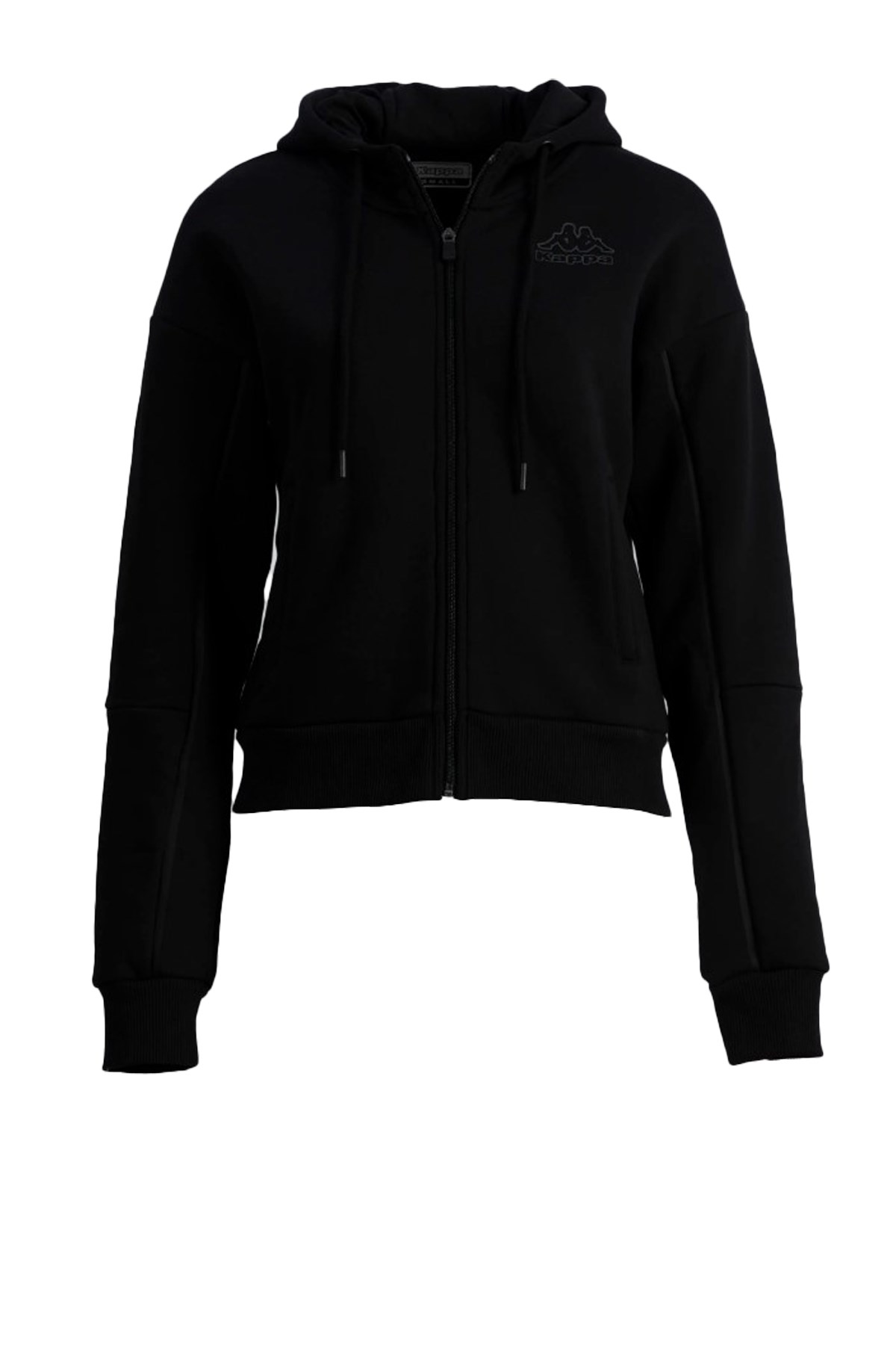 Kappa Logo Dago Kadın Sweatshirt 341H3PW Siyah