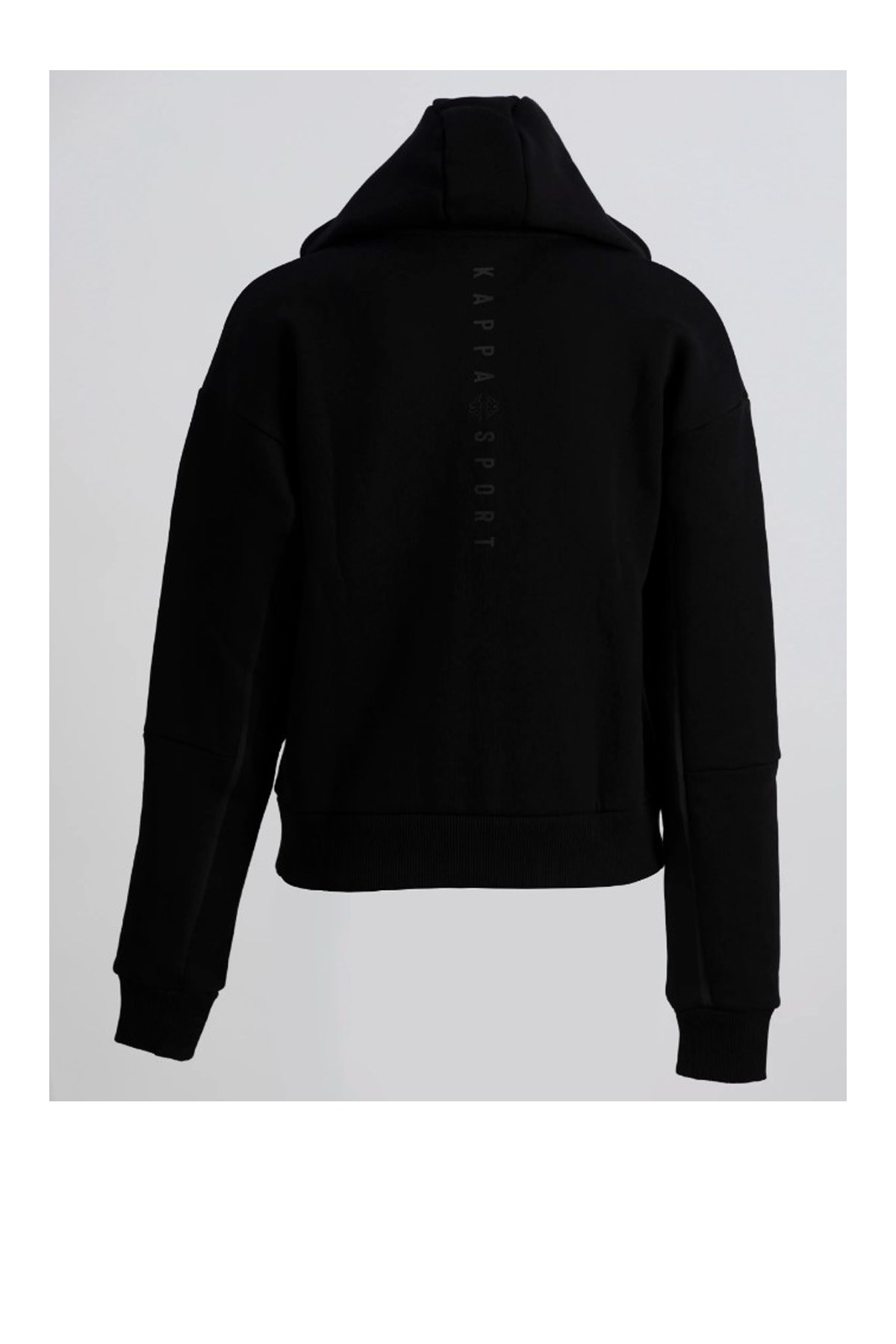 Kappa Logo Dago Kadın Sweatshirt 341H3PW Siyah
