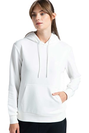 Kappa Authentic Rua Kadın Sweatshirt 341P7RW Beyaz