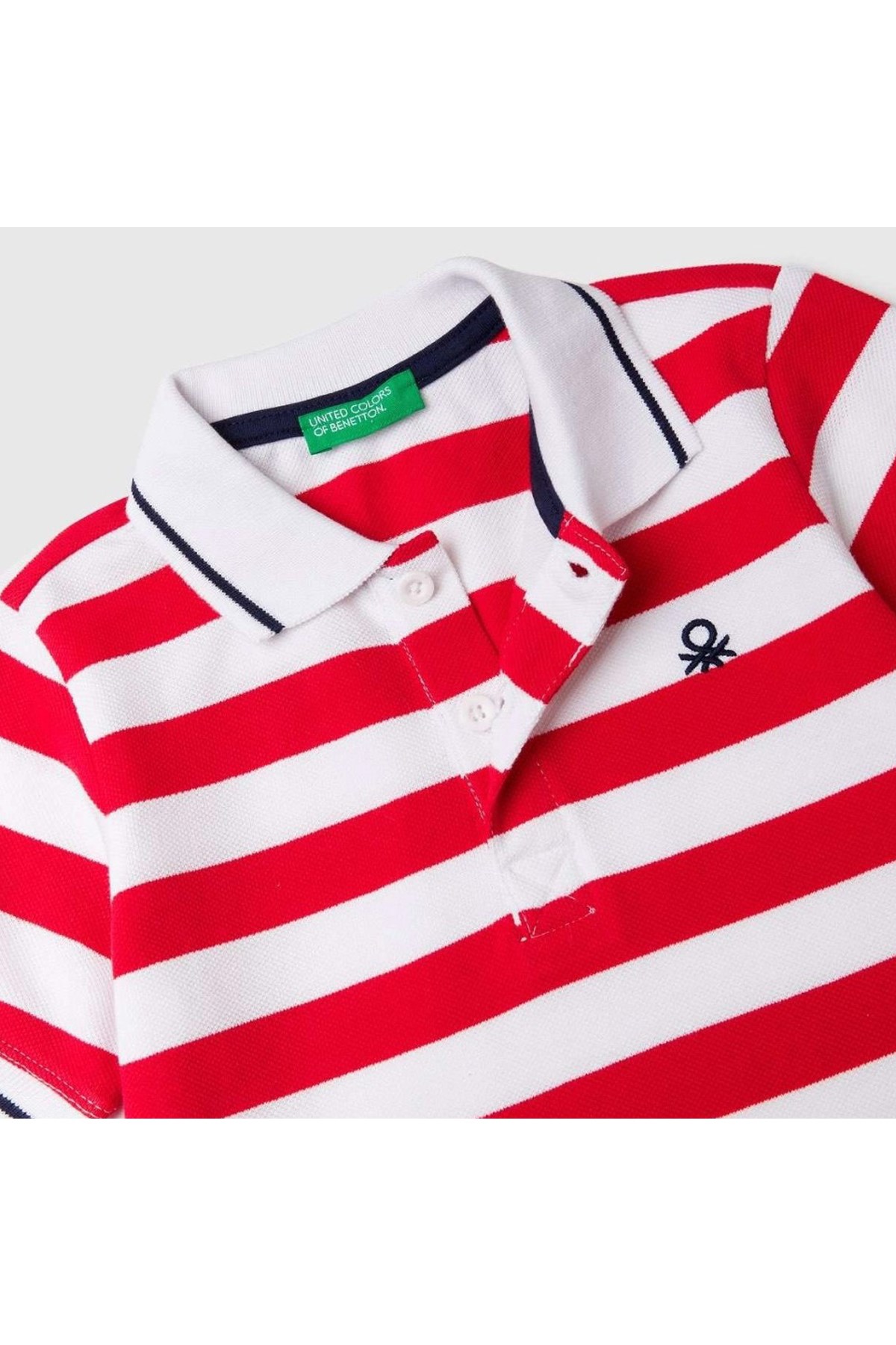 Benetton Çocuk Polo Tişört 347BC300T Kırmızı