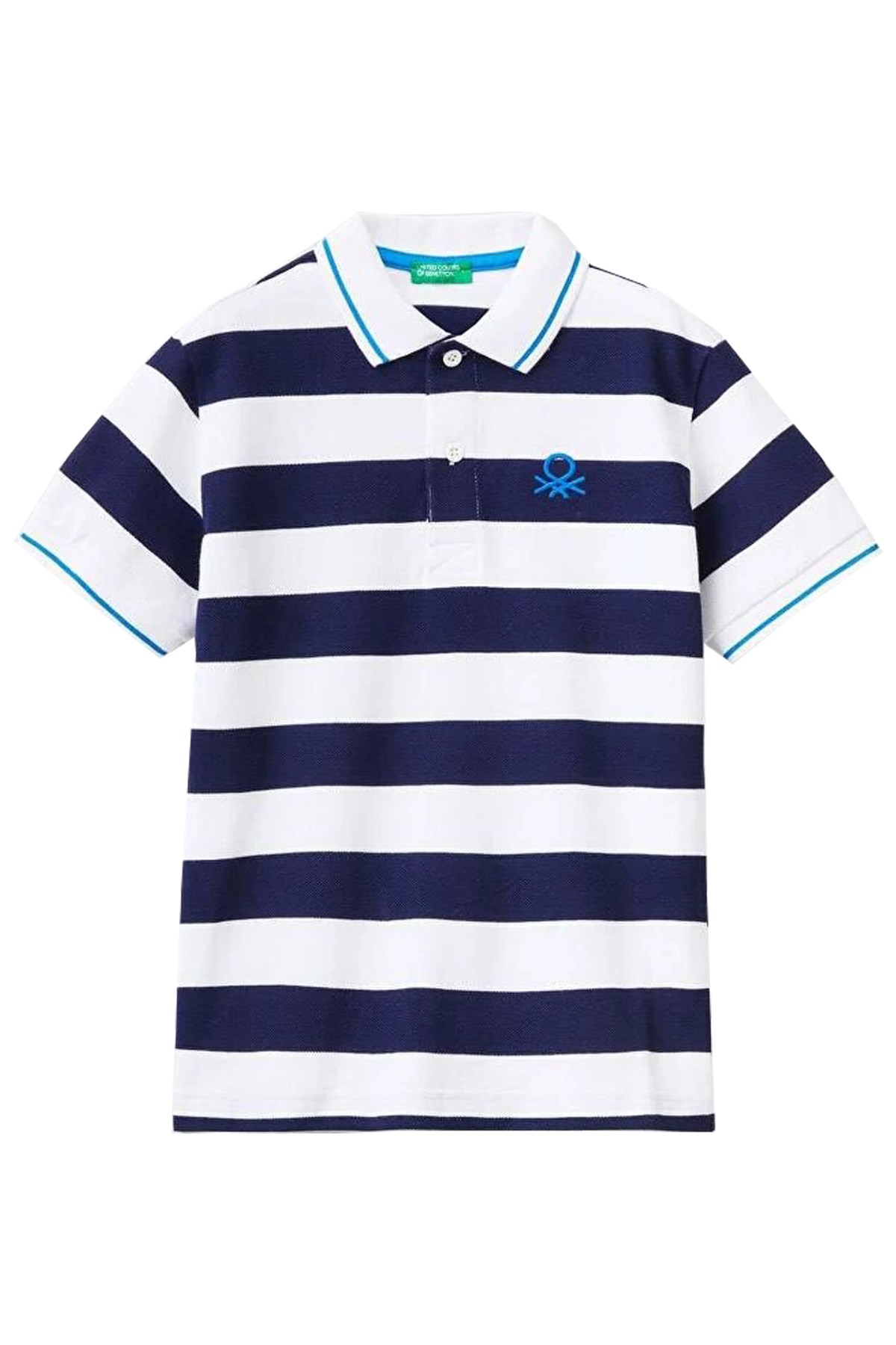 Benetton Çocuk Polo Tişört 347BC300T Lacivert