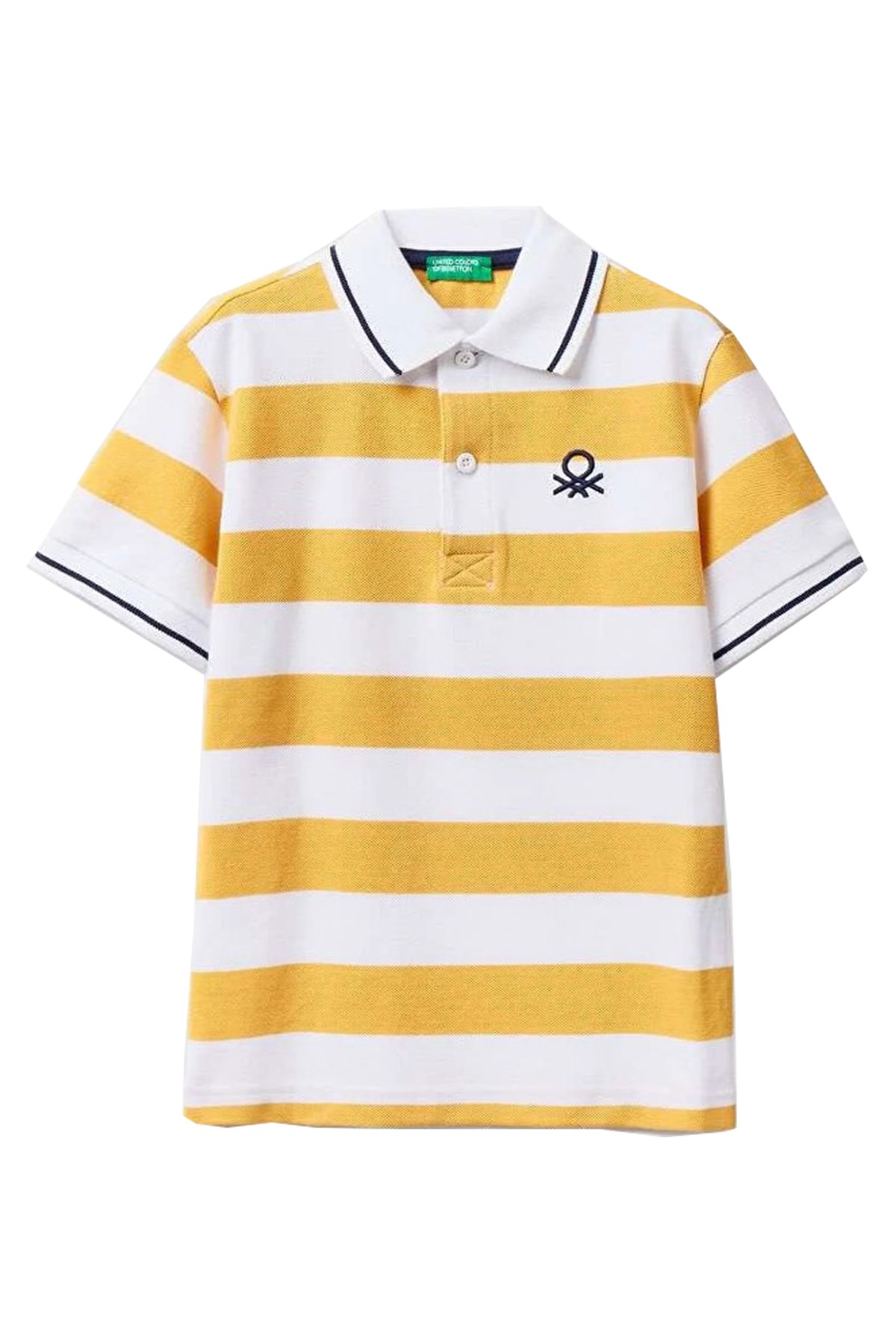 Benetton Çocuk Polo Tişört 347BC300T Sarı