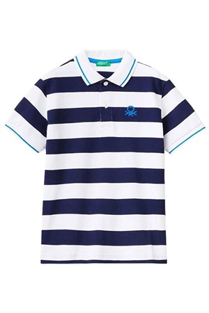 Benetton Çocuk Polo Tişört 347BC300T Lacivert