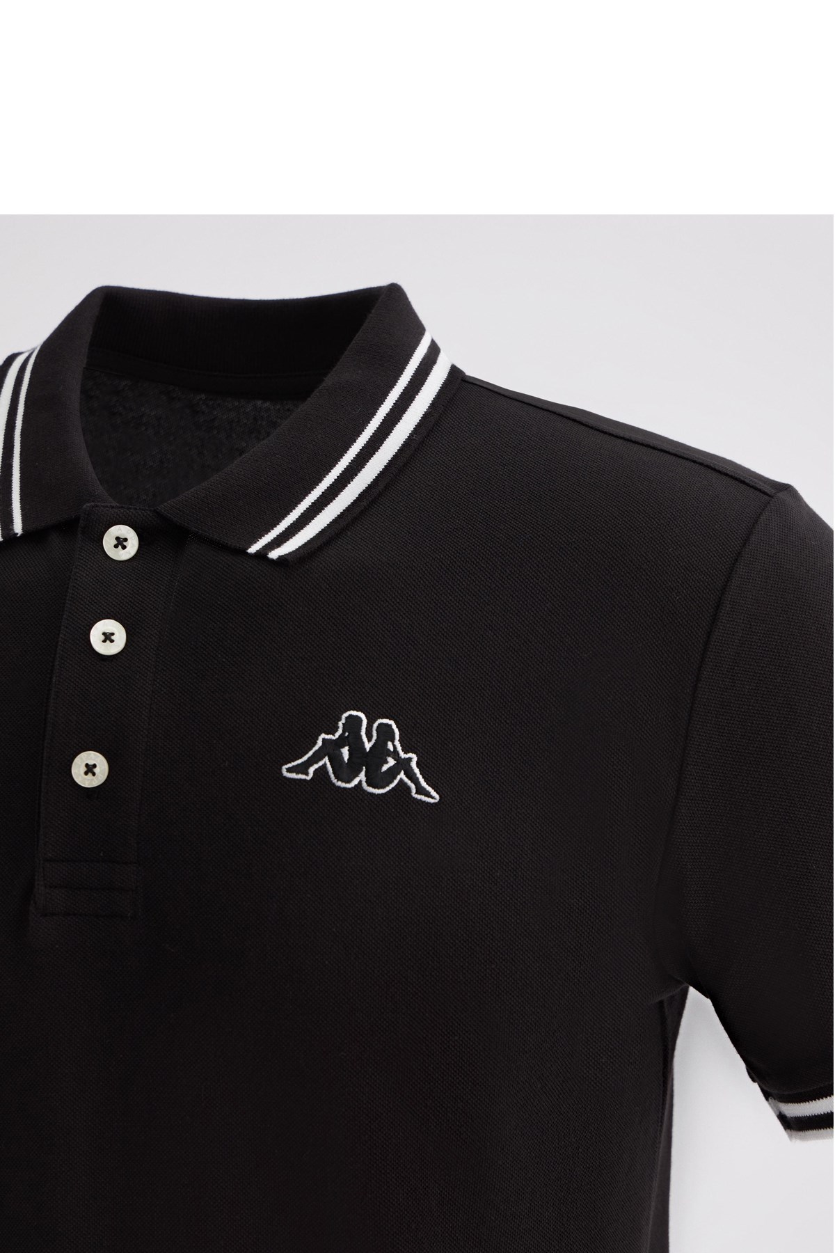 Kappa Logo Maltax 5 Erkek Polo 351C7MW Siyah