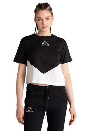 Kappa Logo Ece Kadın Tişört 351L65W Siyah