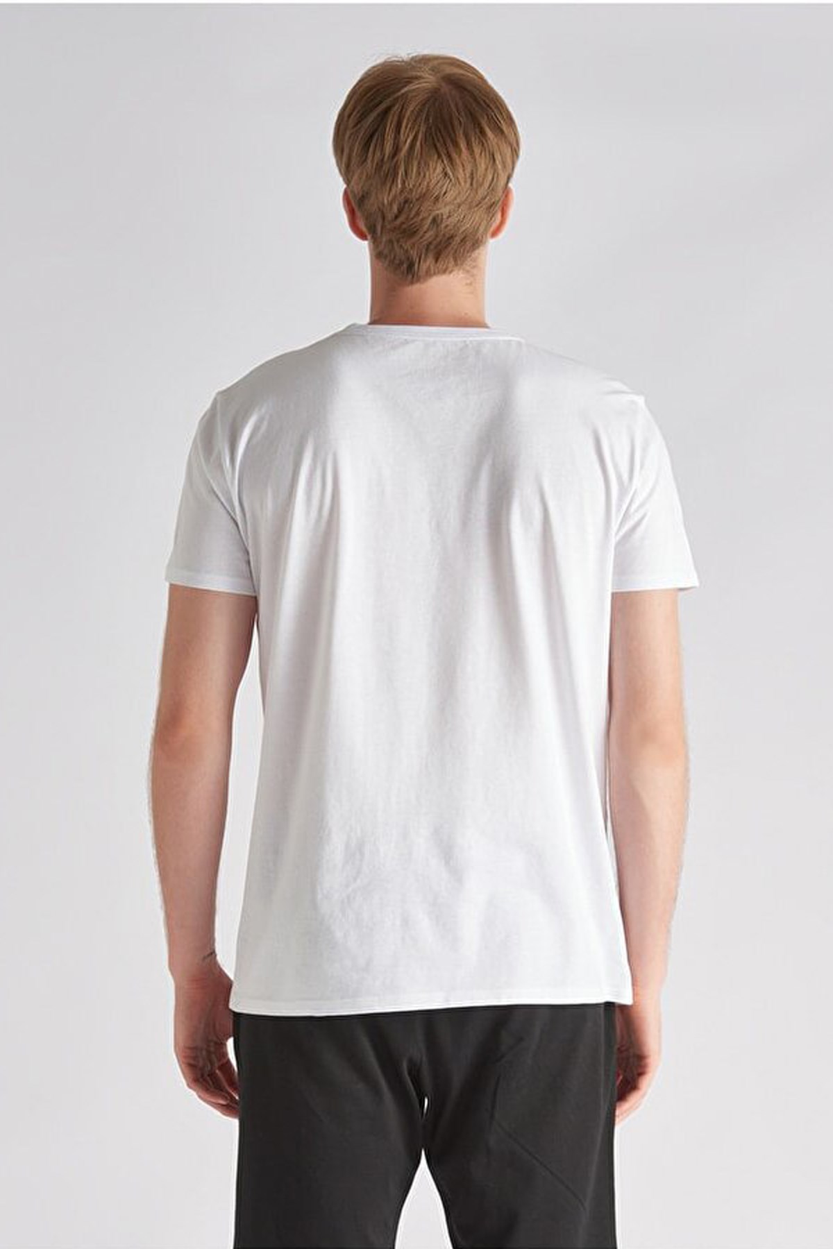 Benetton Tişört 353391 Beyaz