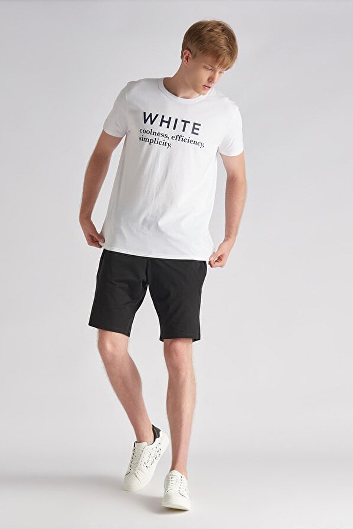 Benetton Tişört 353391 Beyaz