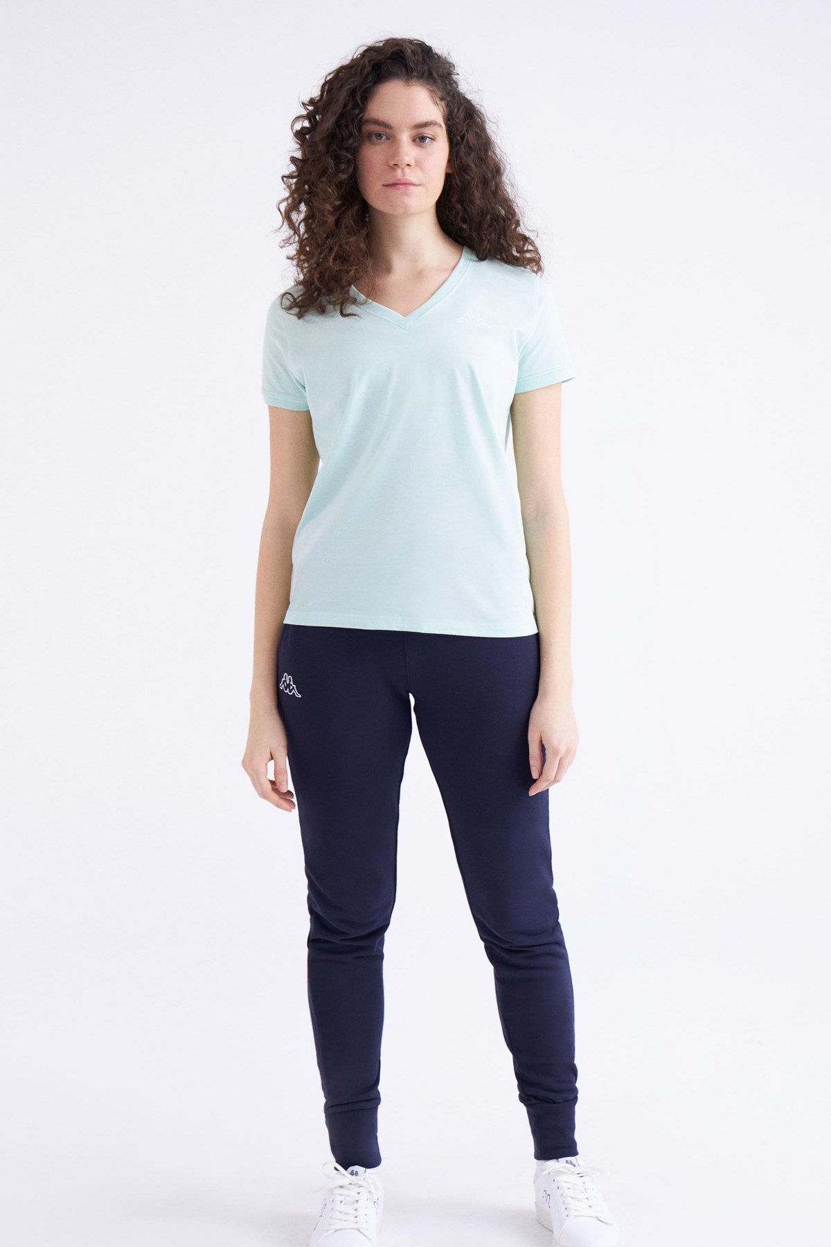 Kappa Logo Cabou Kadın Tişört Yeşil