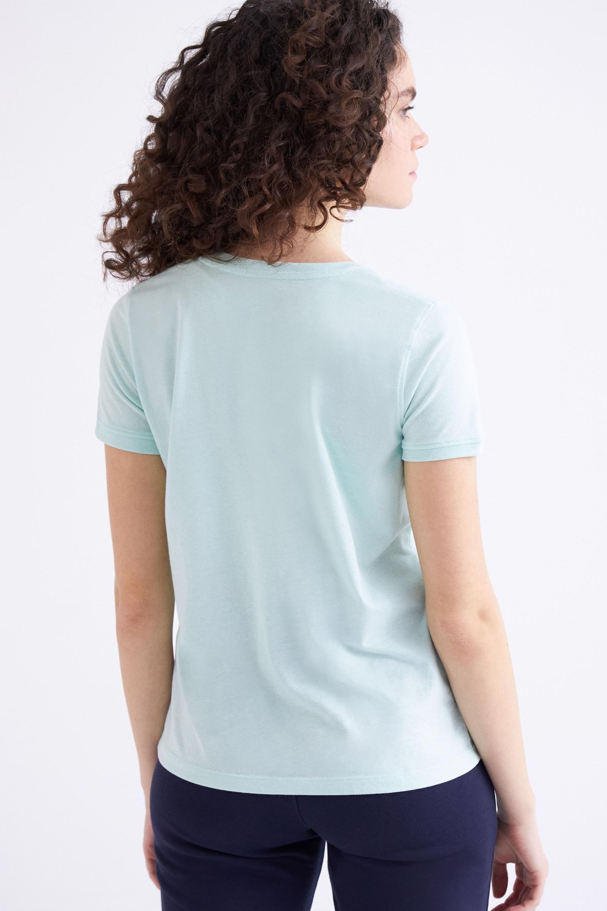 Kappa Logo Cabou Kadın Tişört Yeşil