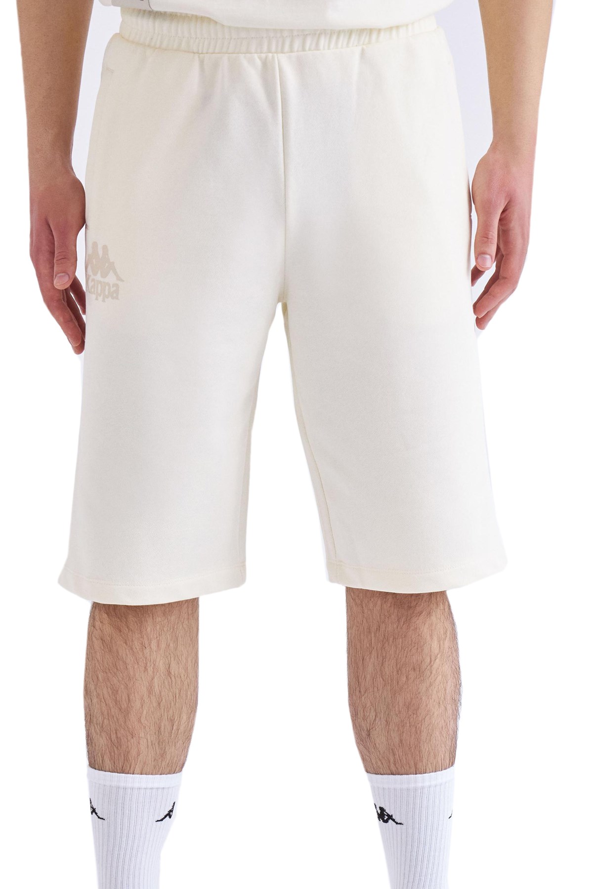 Kappa Authentic Castu Erkek Şort Beyaz
