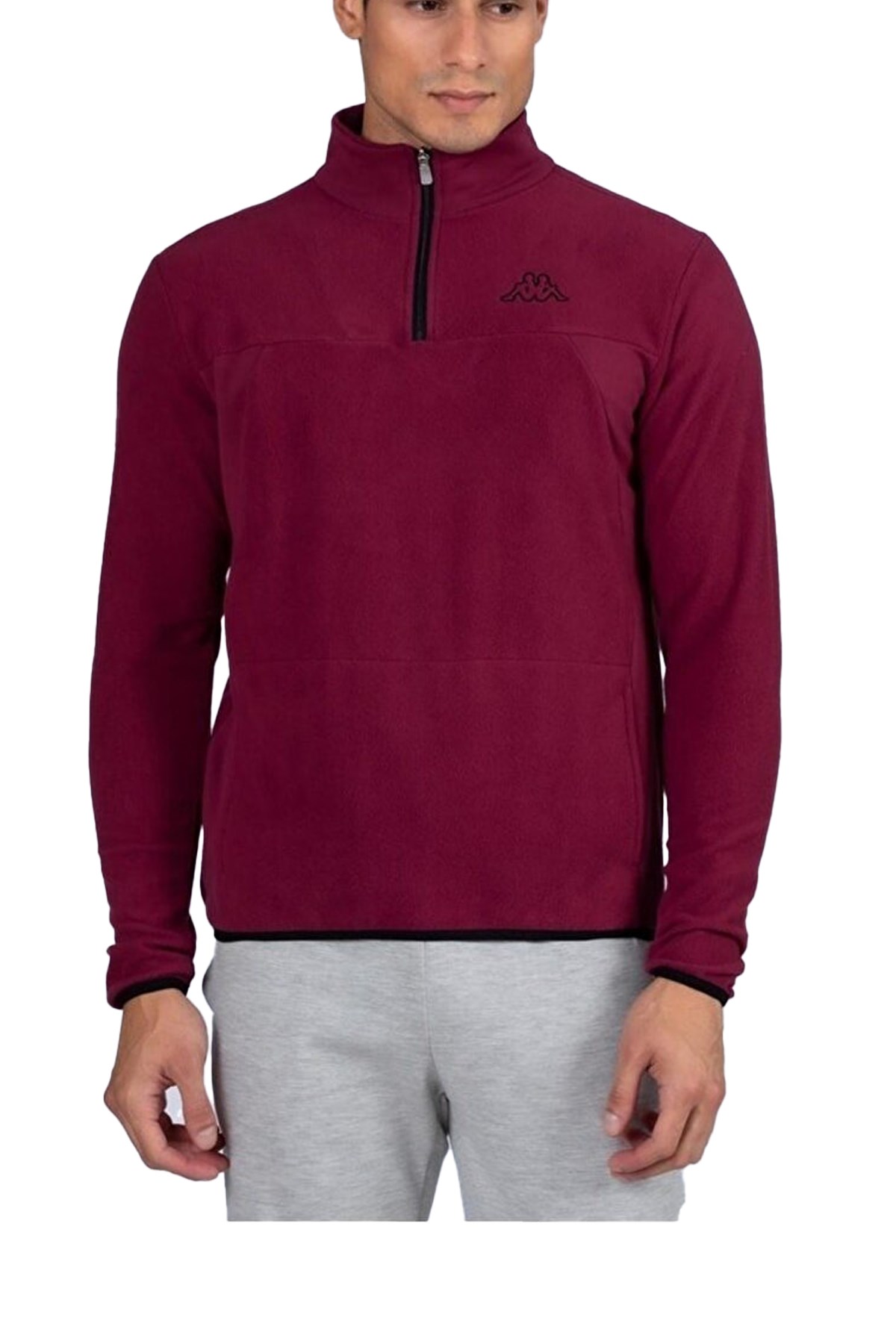 Kappa Logo Vauste Erkek Sweatshirt 361G3PW Kırmızı