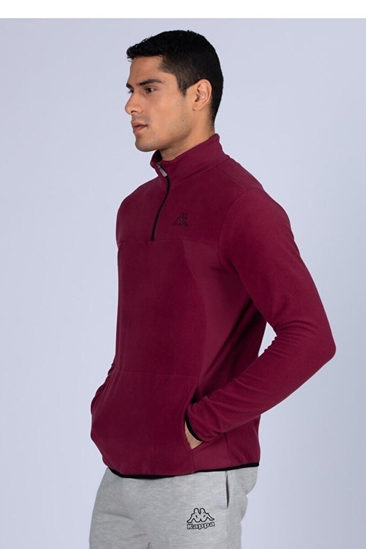 Kappa Logo Vauste Erkek Sweatshirt 361G3PW Kırmızı