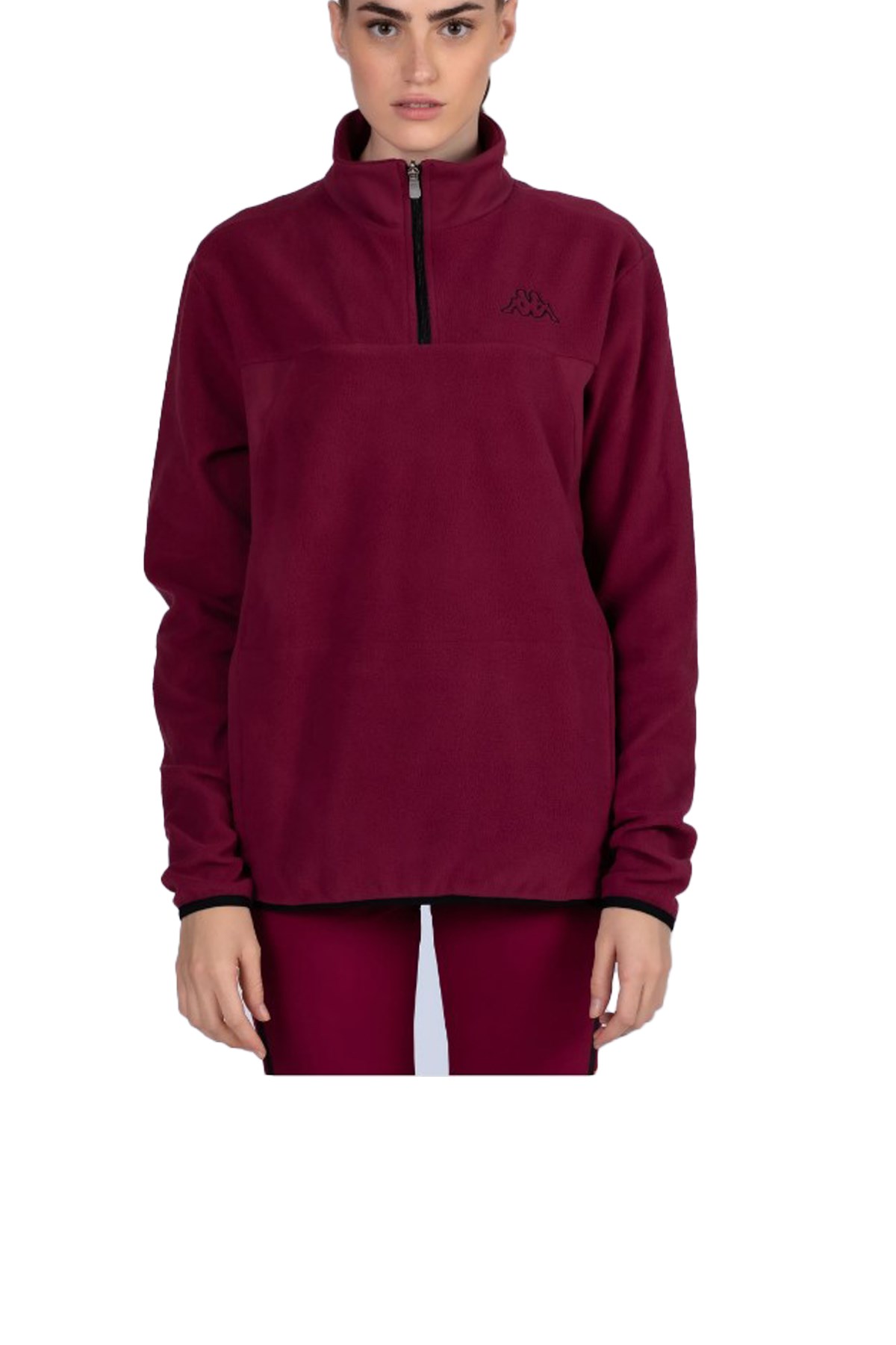 Kappa Logo Vavaux Kadın Polar Ceket 361G3QW Kırmızı