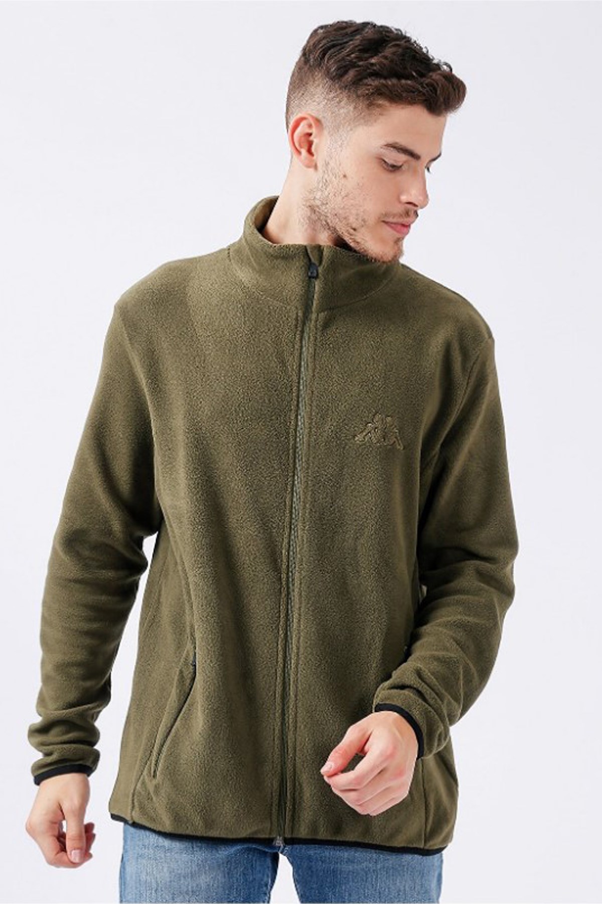 Kappa Logo Ellow Erkek Ceket 361I1VW Yeşil