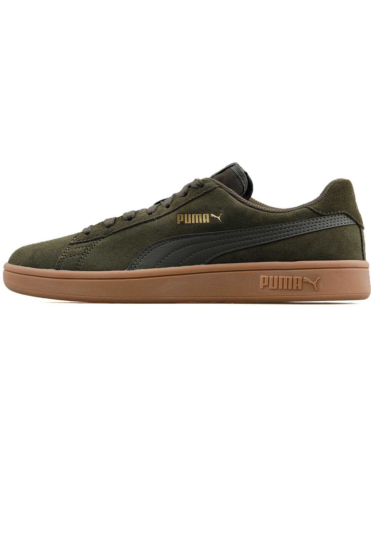 Puma Smash V2 Buck Erkek Spor Ayakkabı 36498919 Haki