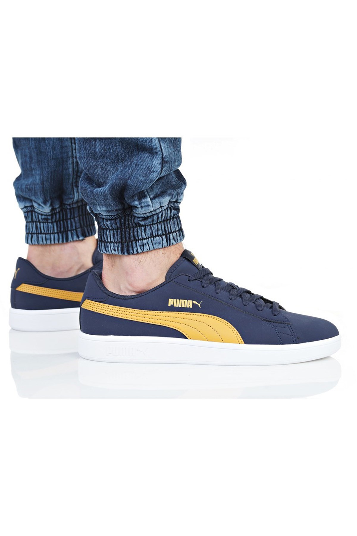 Puma Smash v2 Buck Erkek Spor Ayakkabı 36516002 Lacivert
