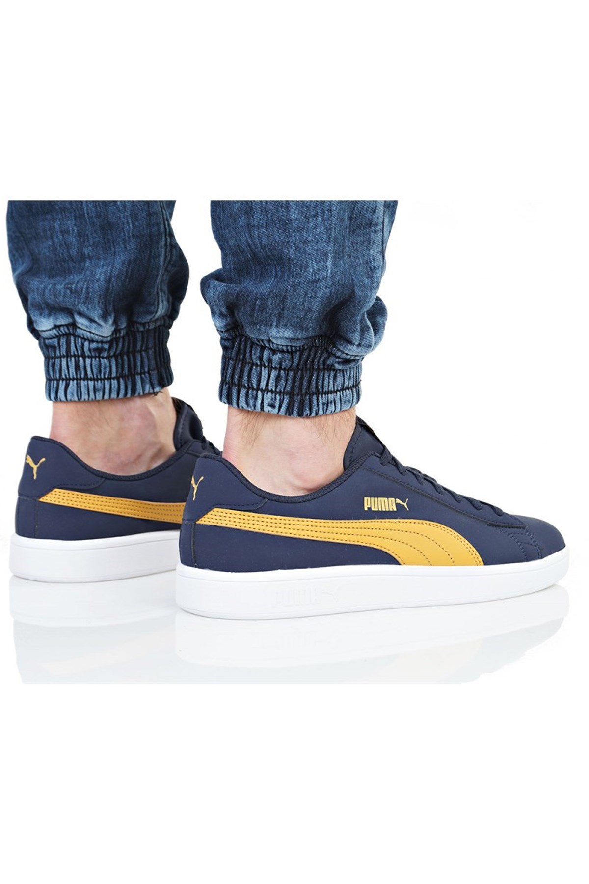 Puma Smash v2 Buck Erkek Spor Ayakkabı 36516002 Lacivert