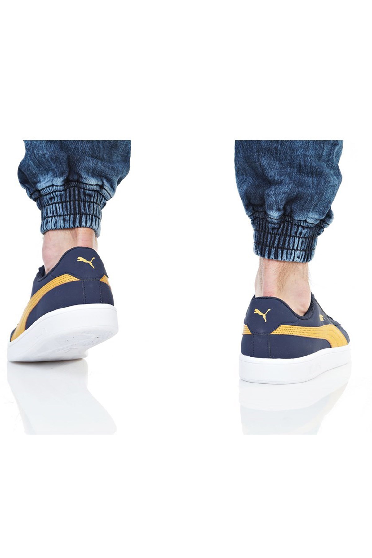 Puma Smash v2 Buck Erkek Spor Ayakkabı 36516002 Lacivert