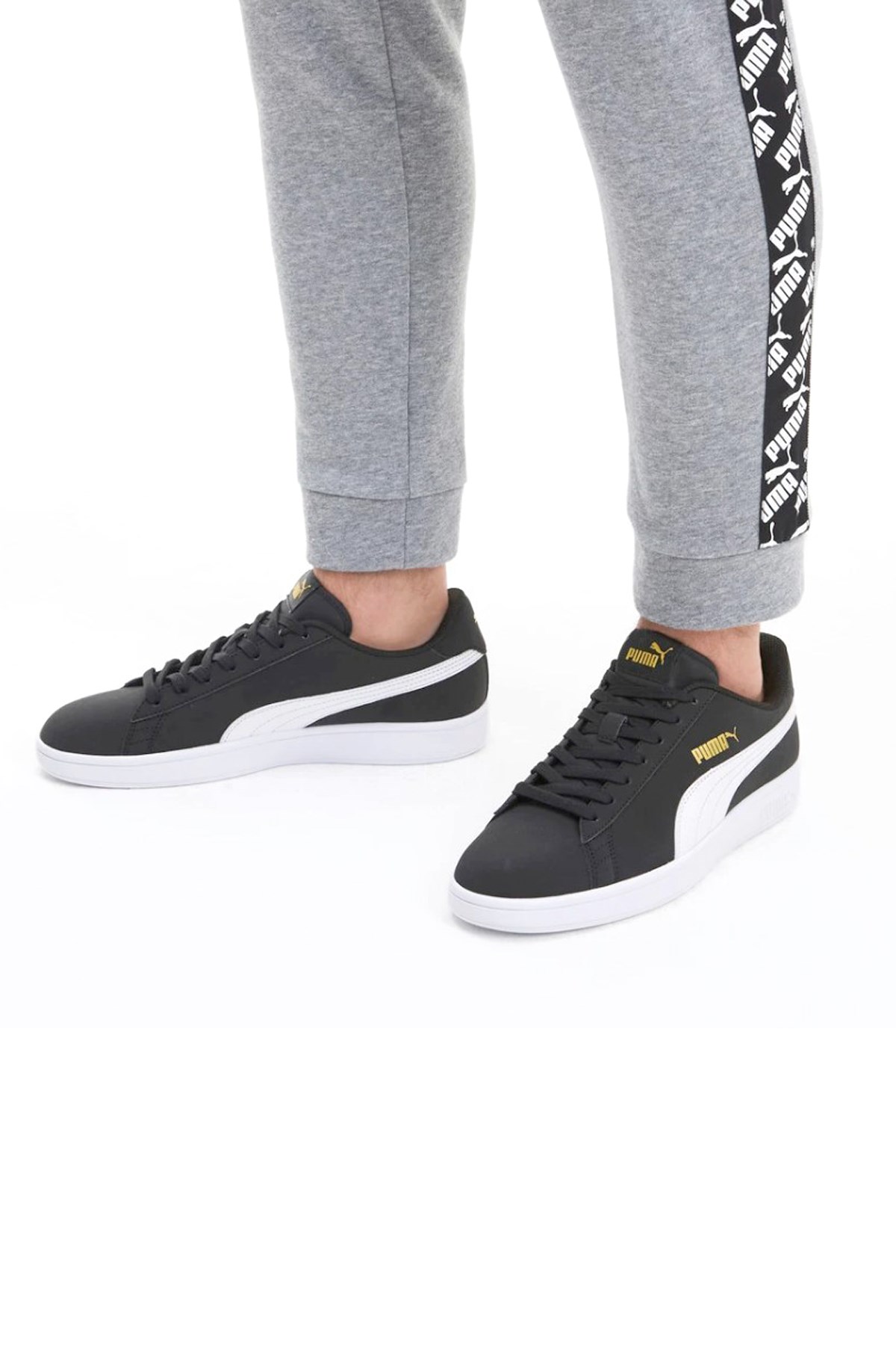 Puma Smash V2 Buck Uniseks Spor Ayakkabı 36516023 Siyah