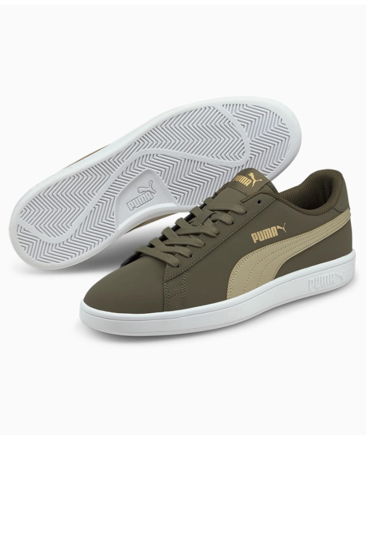 Puma Smash v2 Buck Erkek Spor Ayakkabı 36516047 Haki