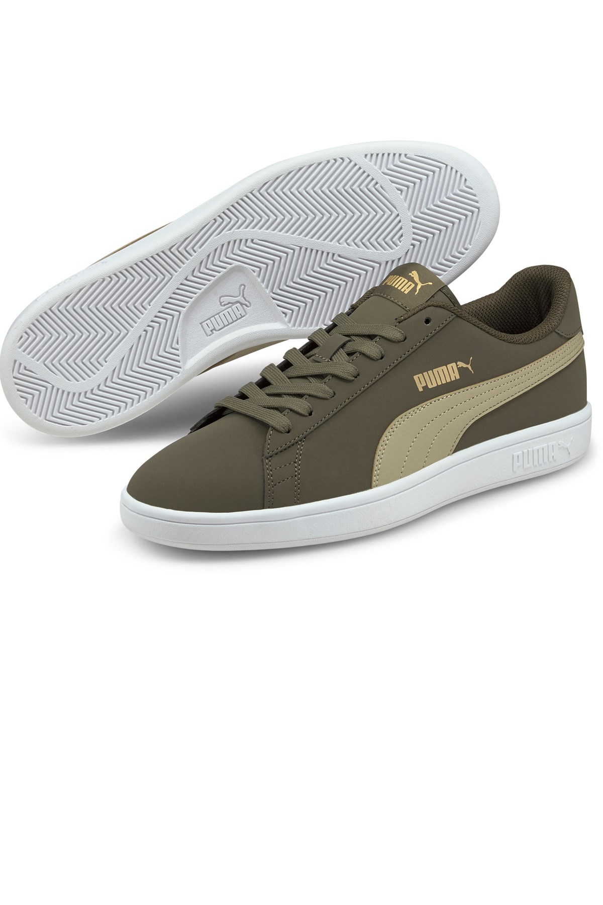 Puma Smash v2 Buck Erkek Spor Ayakkabı 36516047 Yeşil
