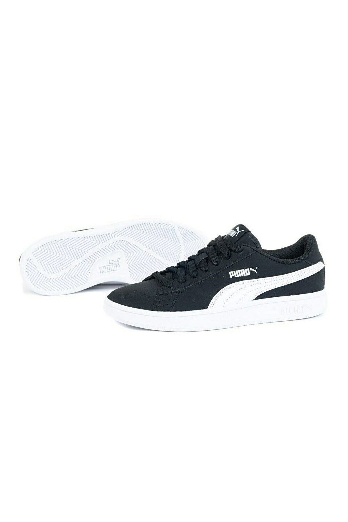 Puma Smash V2 Buck Jr Genç Spor Ayakkabı 36518234 Siyah