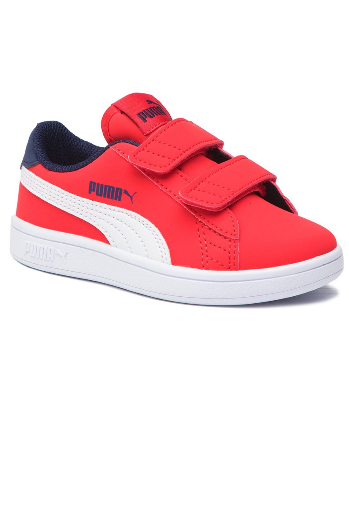 Puma Smash v2 Buck Çocuk Ayakabısı 36518307 Kırmızı