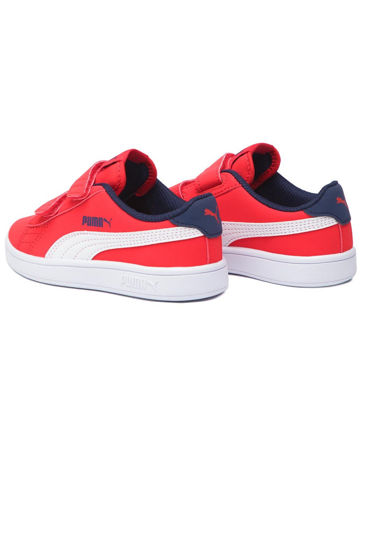 Puma Smash v2 Buck Çocuk Ayakabısı 36518307 Kırmızı