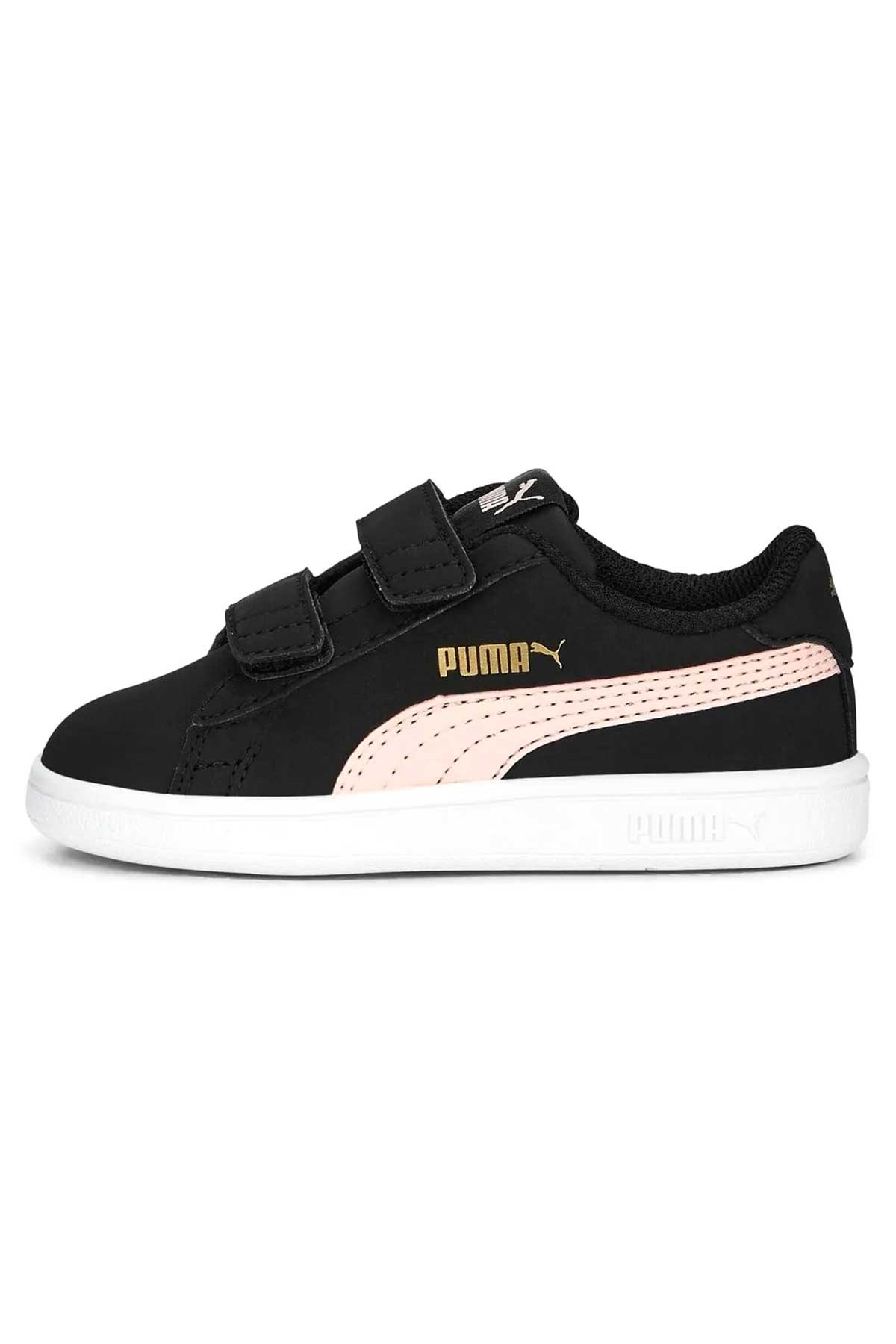 Puma Smash V2 Buck Çocuk Spor Ayakkabı 36518352 Siyah