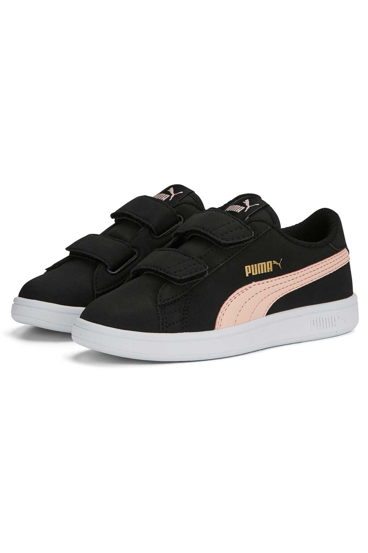Puma Smash V2 Buck Çocuk Spor Ayakkabı 36518352 Siyah