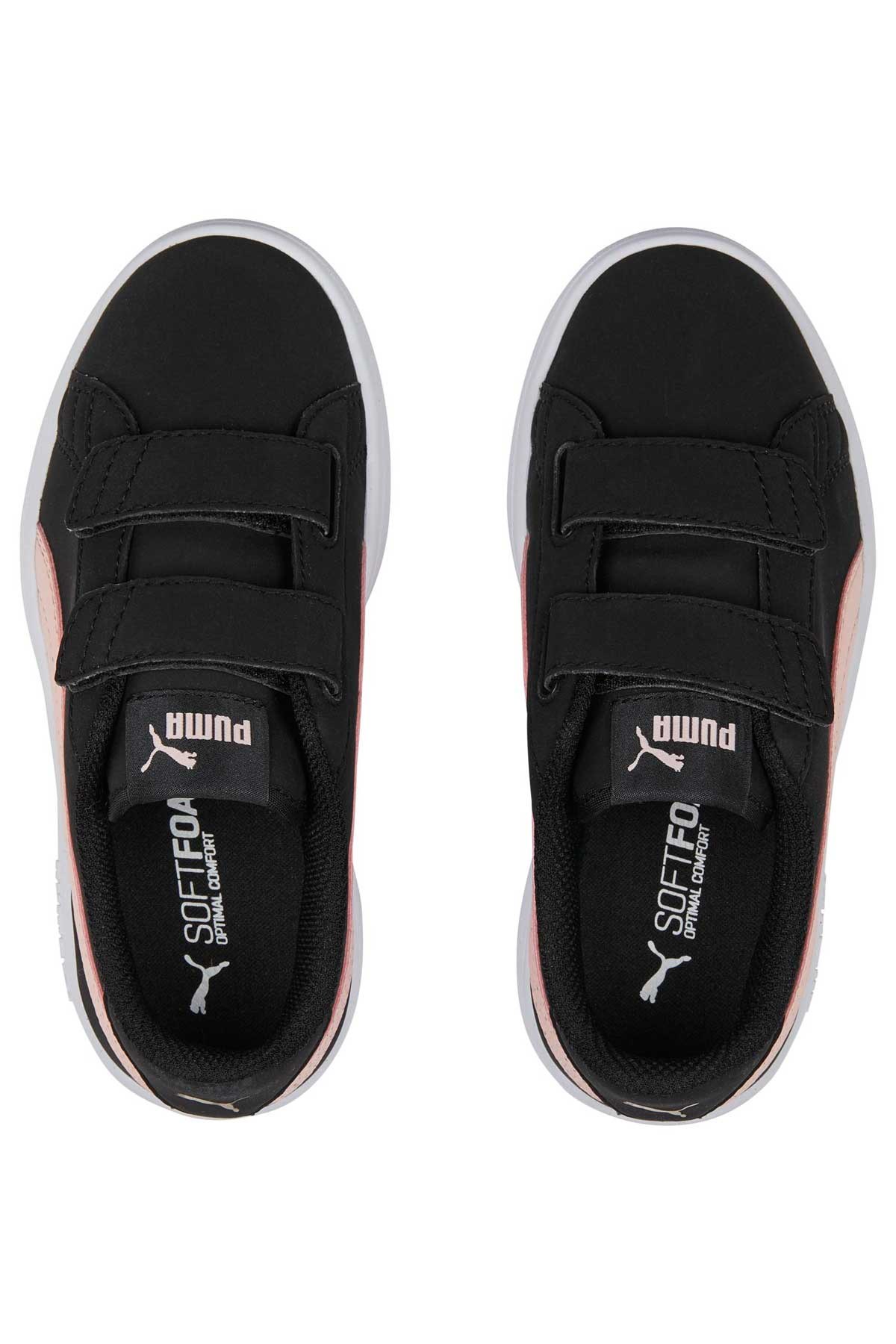Puma Smash V2 Buck Çocuk Spor Ayakkabı 36518352 Siyah