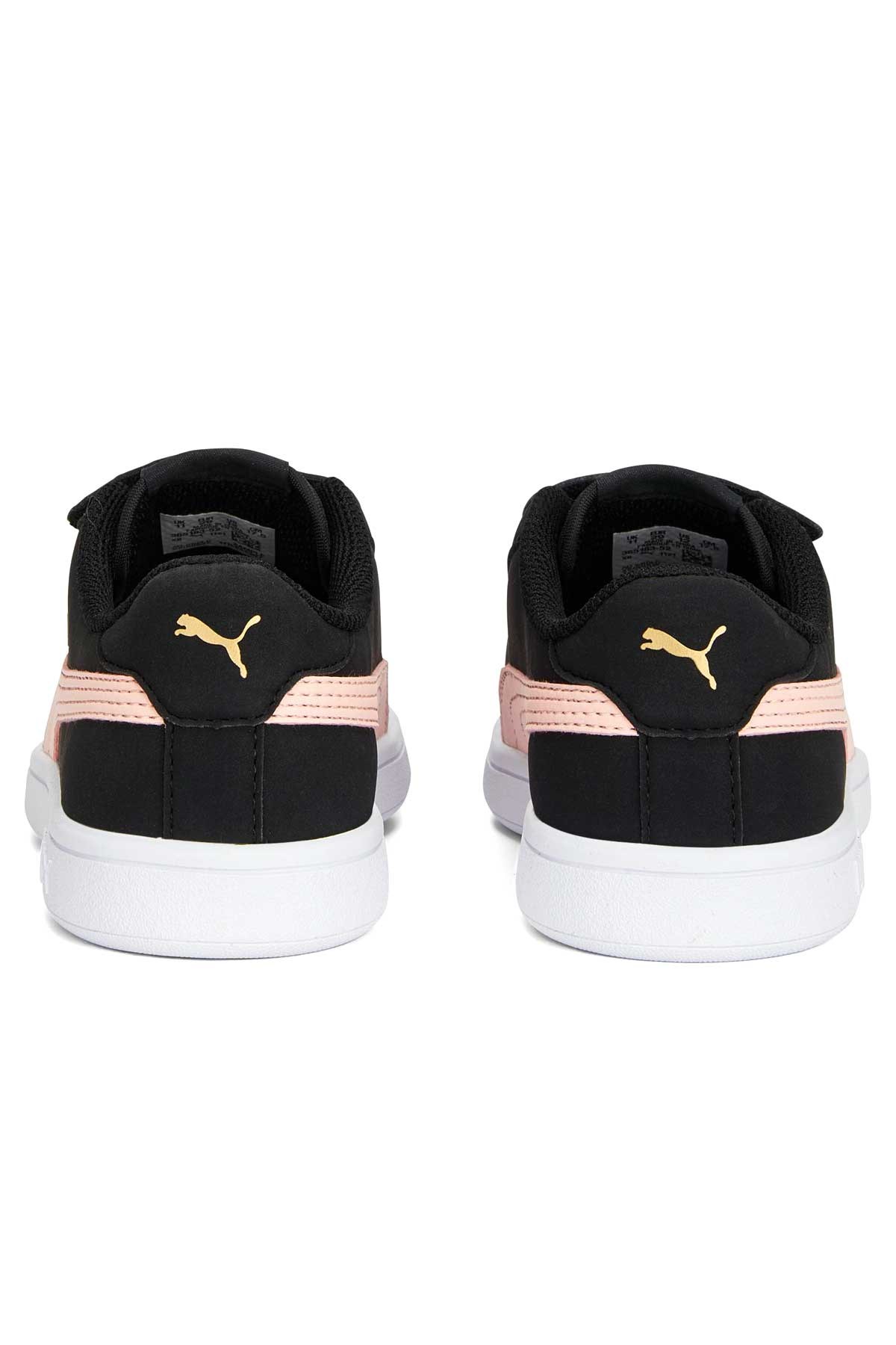 Puma Smash V2 Buck Çocuk Spor Ayakkabı 36518352 Siyah