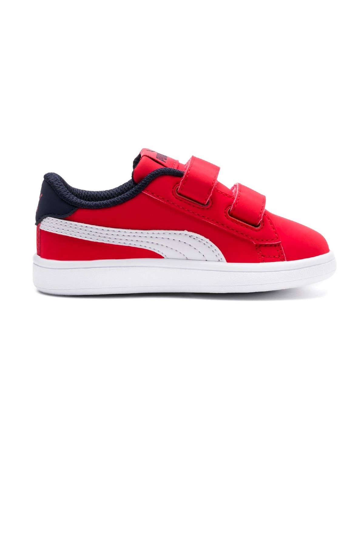 Puma Smash v2 Buck Çocuk Ayakabısı 36518407 Kırmızı