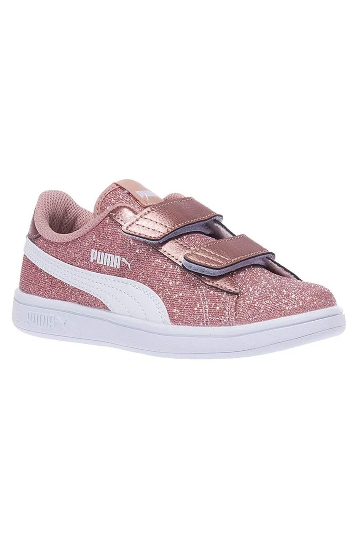 Puma Smash V2 Glitz Çocuk Spor Ayakkabı 36737829 Pembe