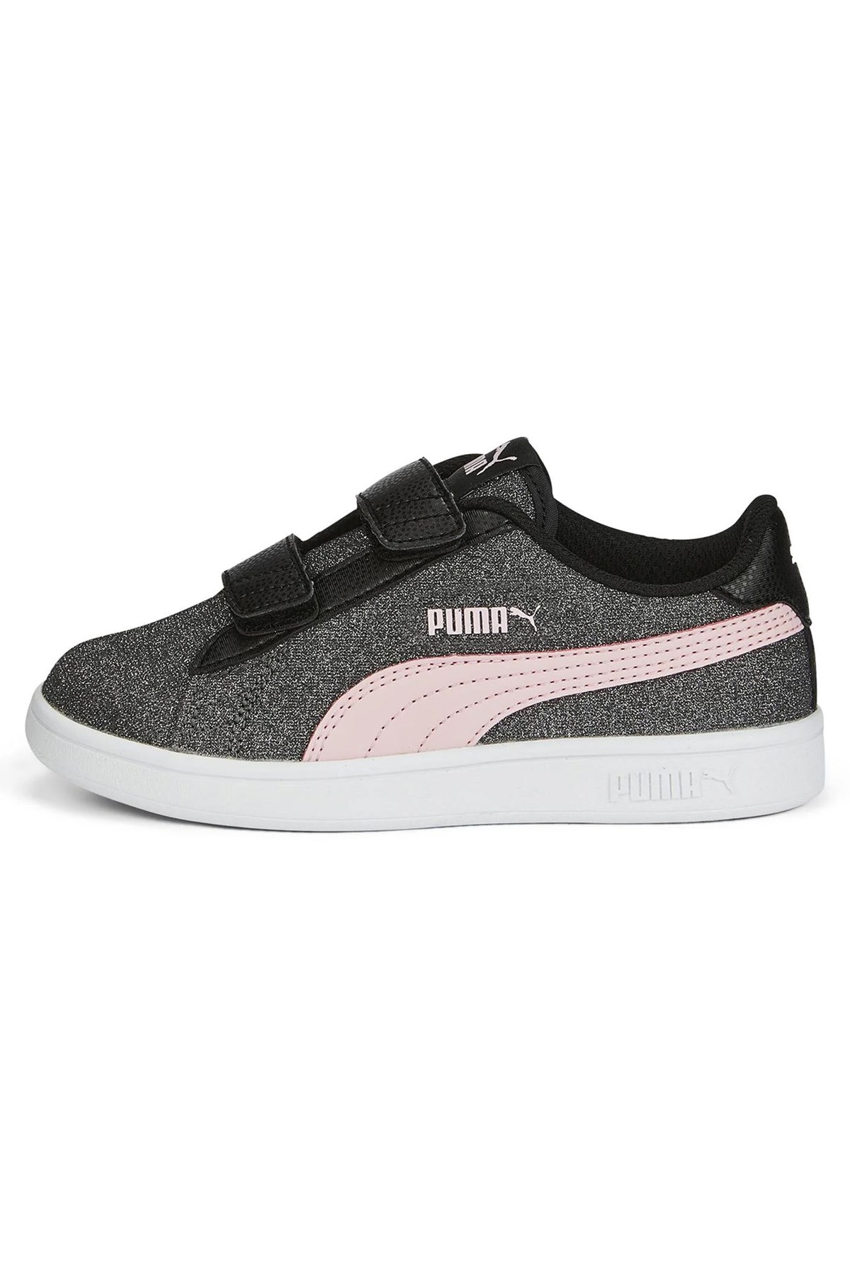 Puma Smash V2 Glitz Çocuk Spor Ayakkabı 36737830 Siyah