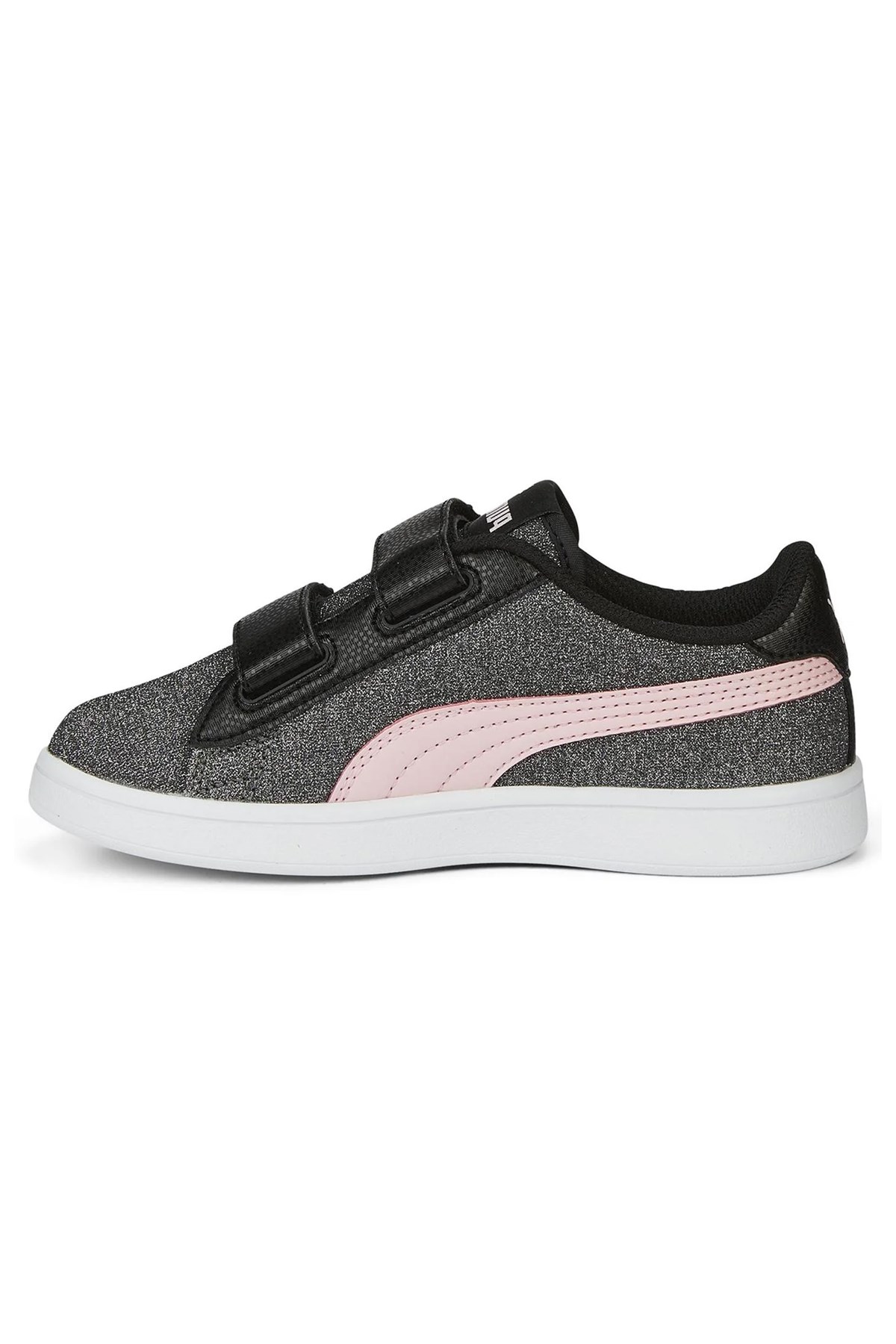 Puma Smash V2 Glitz Çocuk Spor Ayakkabı 36737830 Siyah