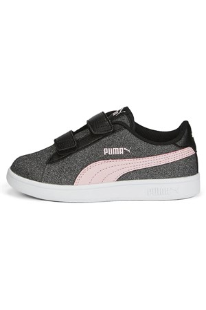 Puma Smash V2 Glitz Çocuk Spor Ayakkabı 36737830 Siyah