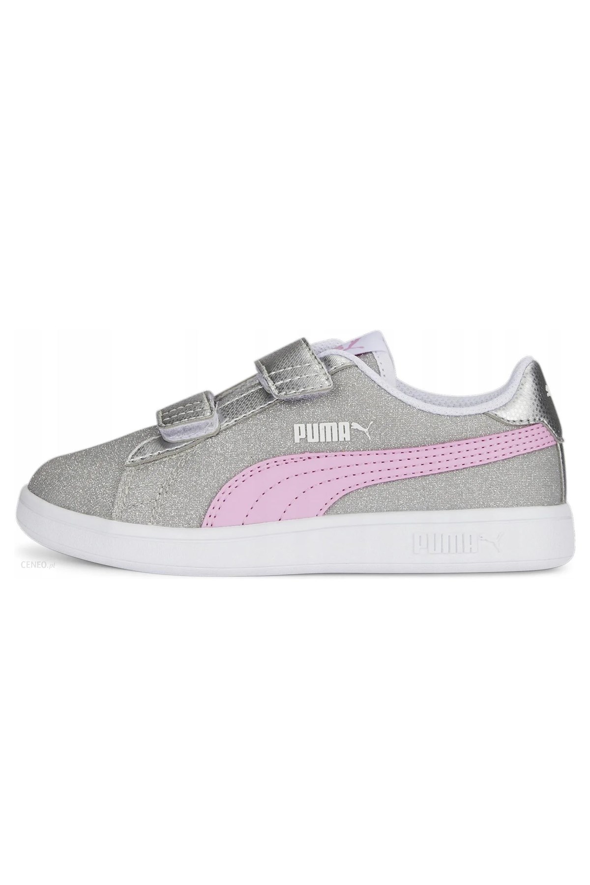 Puma Smash V2 Glitz Çocuk Spor Ayakkabı 36737832 Gri