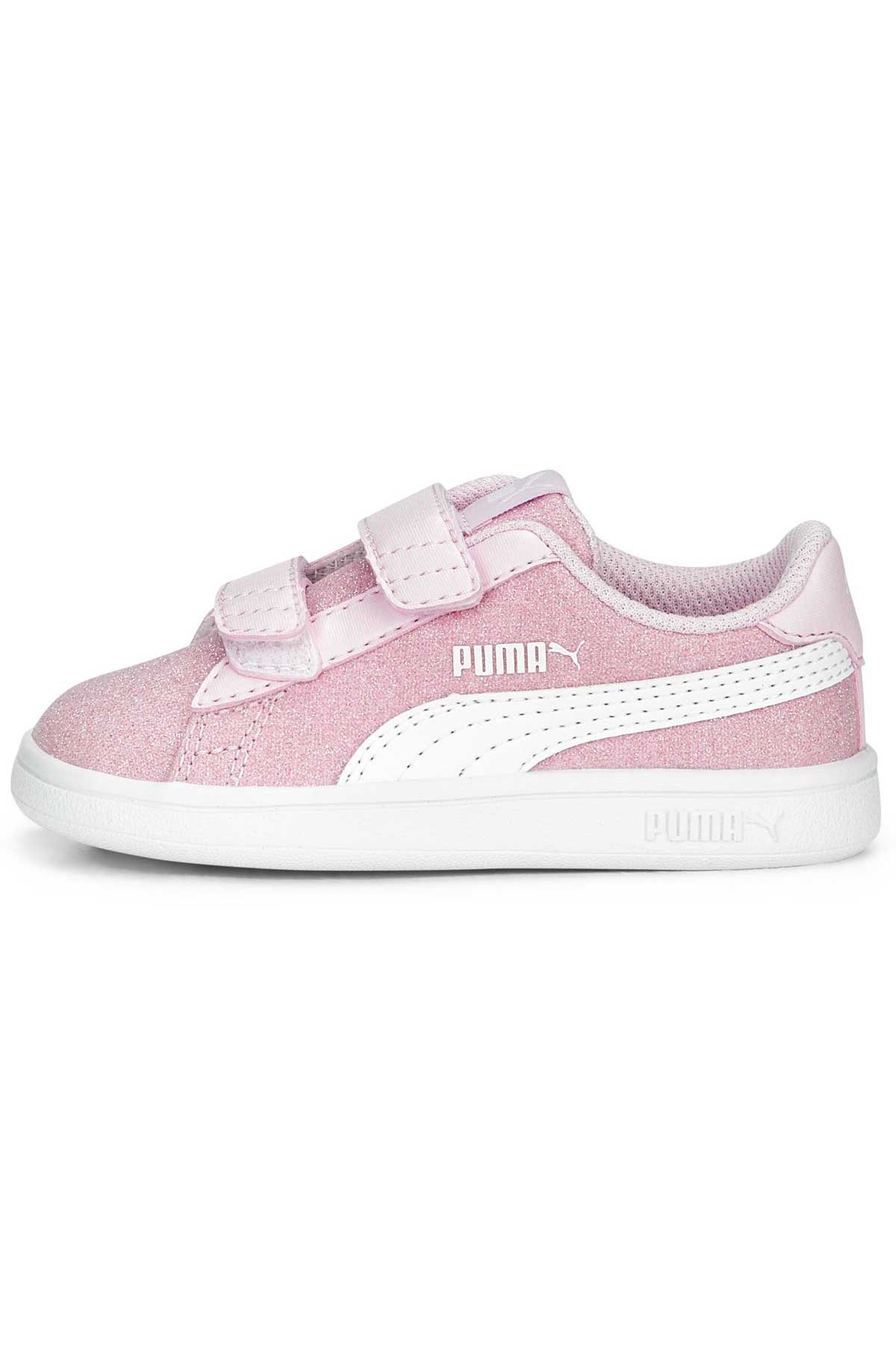 Puma Smash V2 Glitz Bebek Spor Ayakkabı 36738033 Pembe