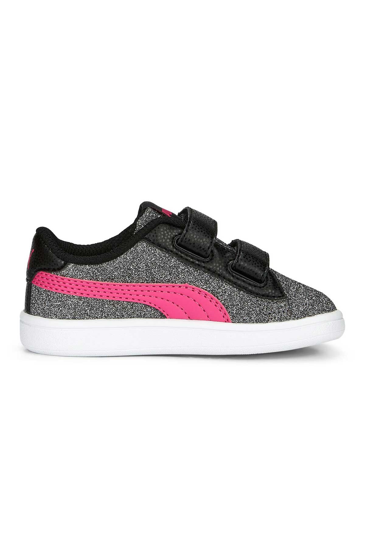 Puma Smash V2 Glitz Bebek Spor Ayakkabı 36738034 Siyah