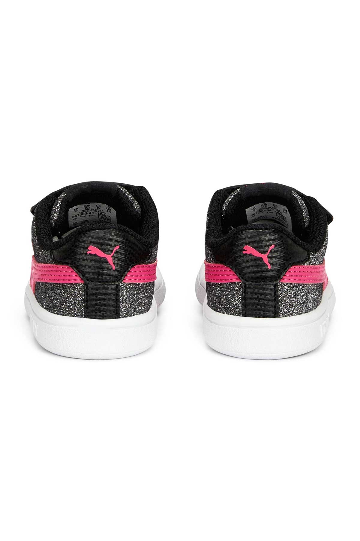 Puma Smash V2 Glitz Bebek Spor Ayakkabı 36738034 Siyah